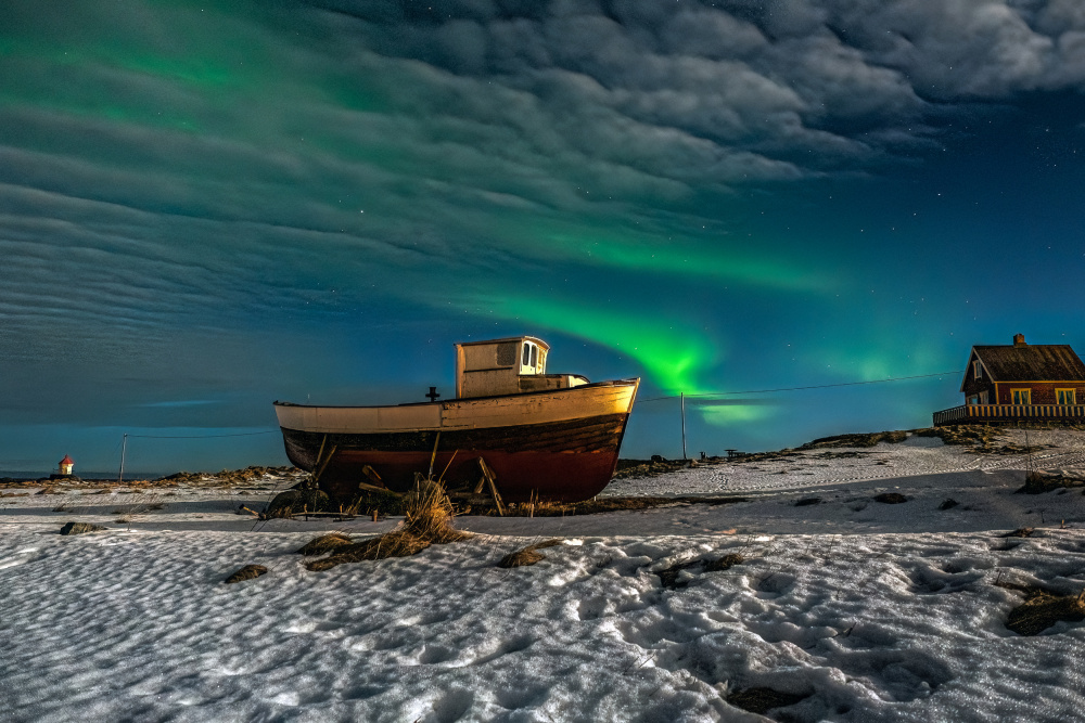 Aurora over Eggum von Henk Goossens