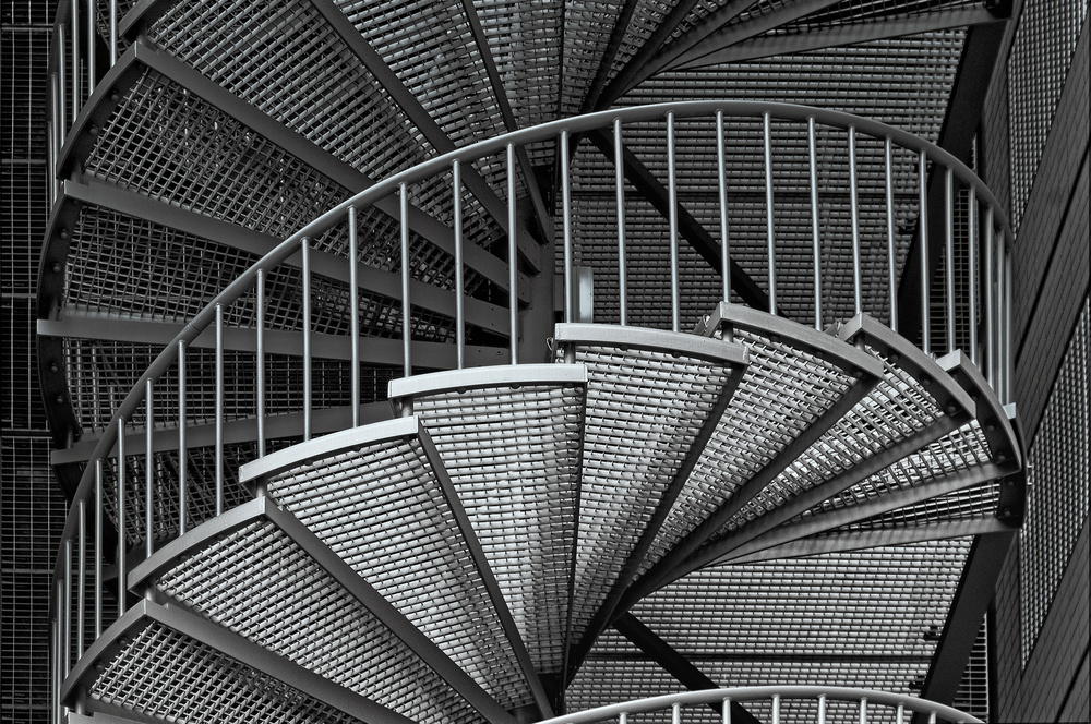 The spiral staircase von Henk Van Maastricht