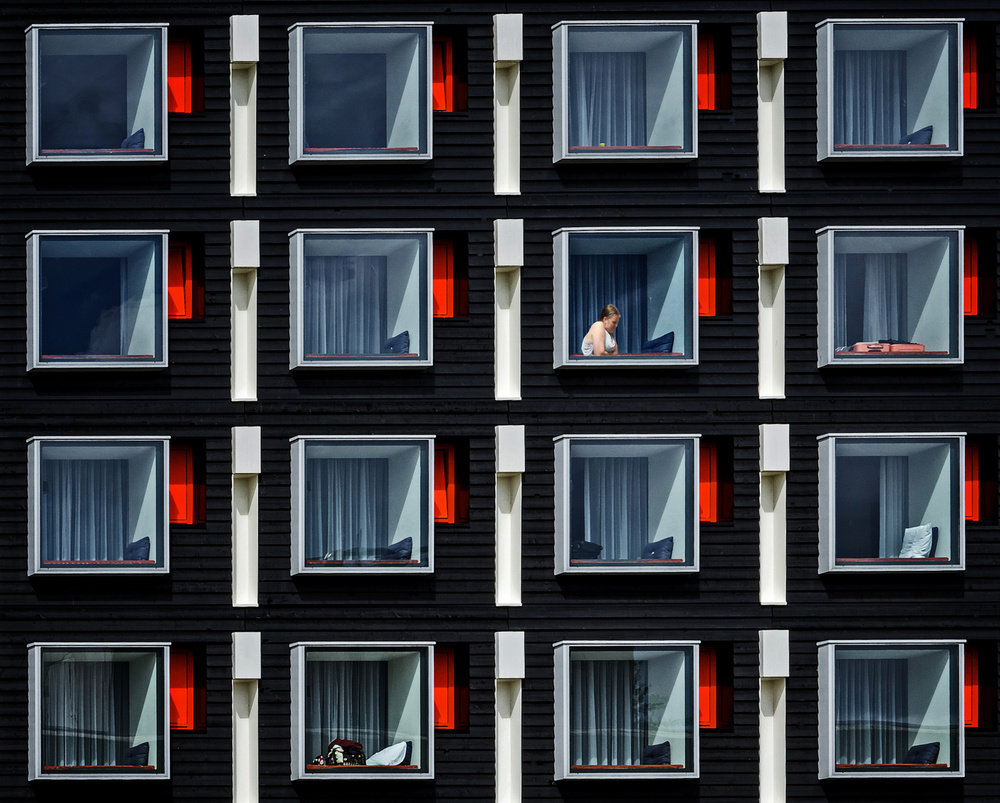 Hotel windows von Henk Van Maastricht