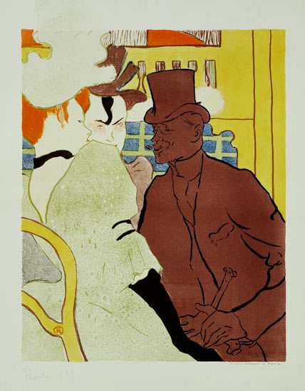 Der Engländer im Moulin-Rouge von Henri de Toulouse-Lautrec