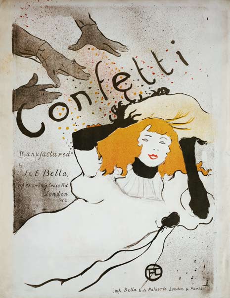 Confetti von Henri de Toulouse-Lautrec