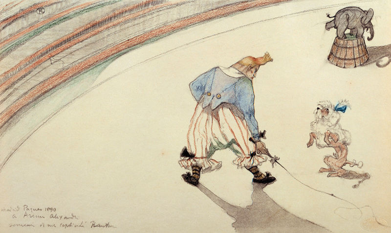 Im Zirkus: Footit von Henri de Toulouse-Lautrec