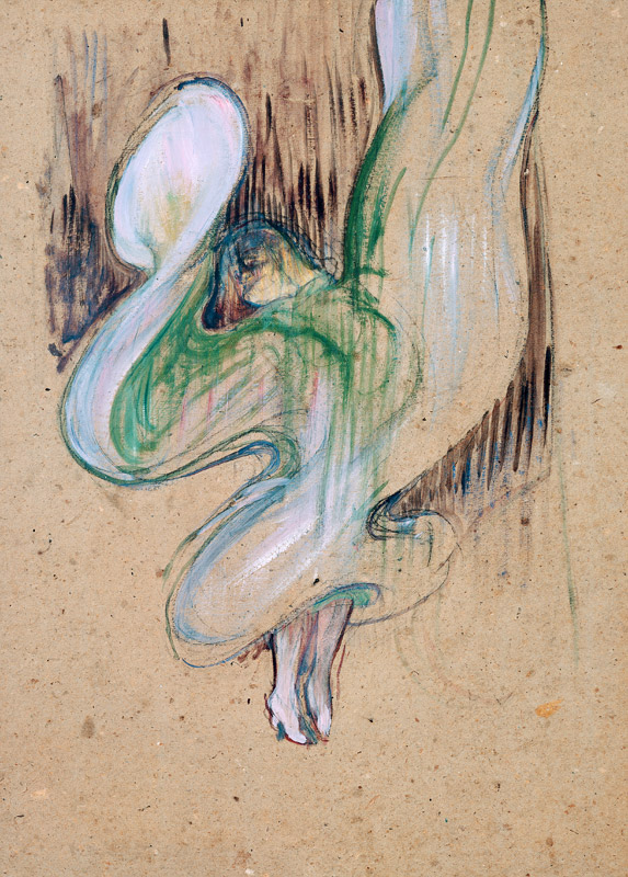 Loïe Fuller aux Folies Bergère von Henri de Toulouse-Lautrec