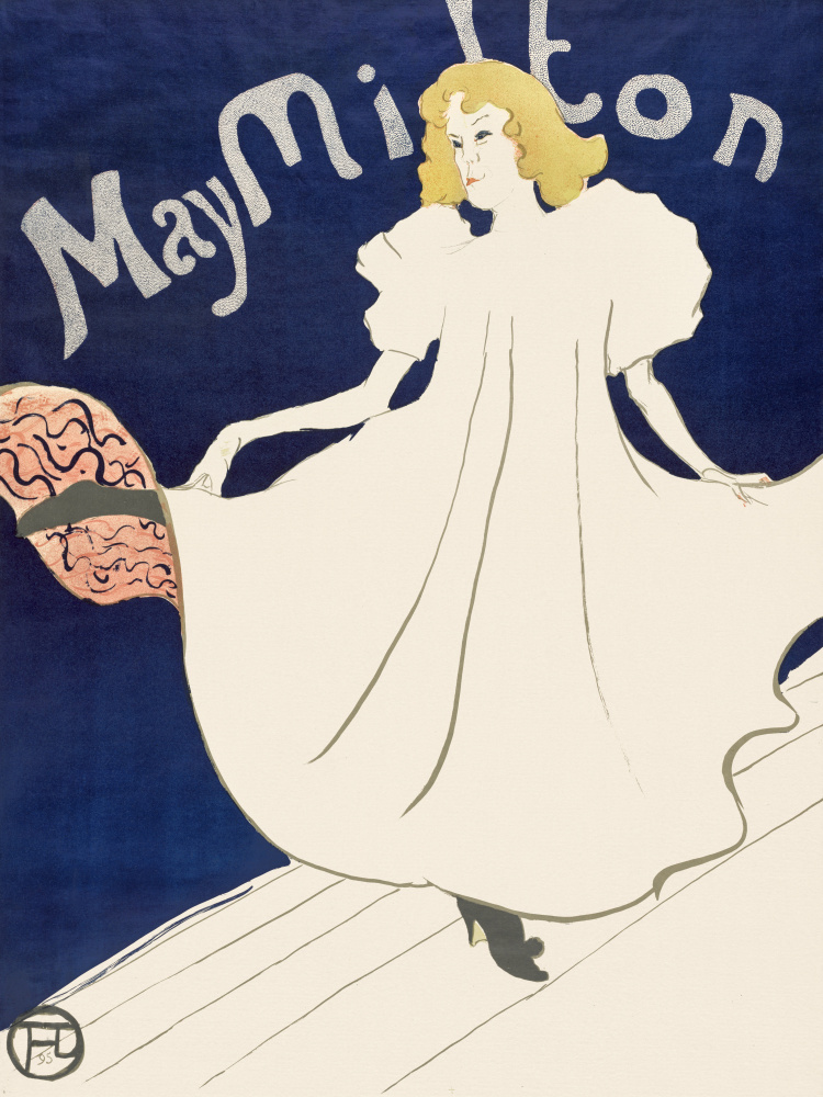 May Milton Poster(1895) von Henri de Toulouse-Lautrec