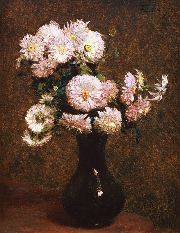 Chrysanthemen-Strauß. von Henri Fantin-Latour