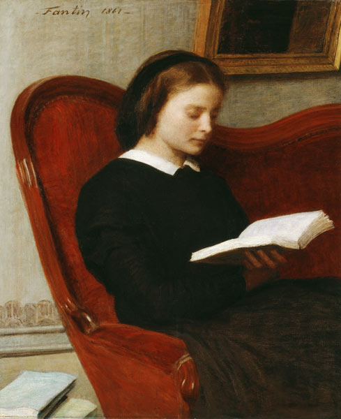 H.Fantin-Latour, La liseuse von Henri Fantin-Latour