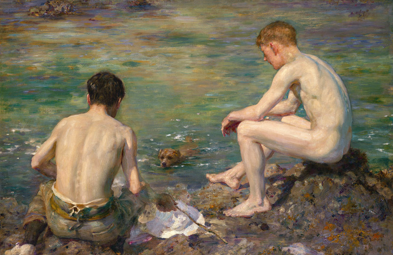 Three Companions von Henry Scott Tuke