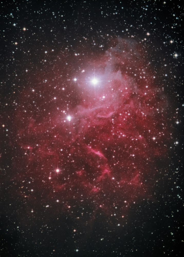 Flaming Star Nebula von Henry Zhao