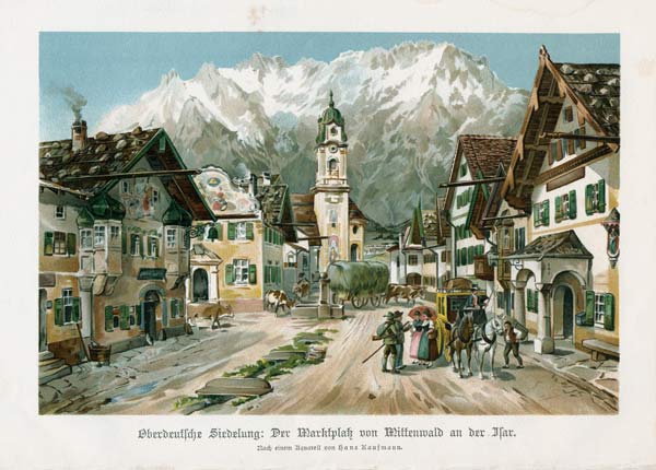 Mittenwald, Marktplatz von Hermann Kauffmann