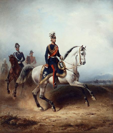 Frederick III Wilhelm on the Bornstedter Field