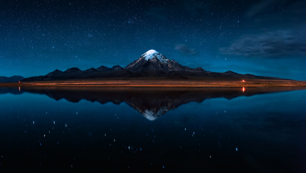 El Reflejo del Sajama - Bolivia von Hernan Calderon Velasco