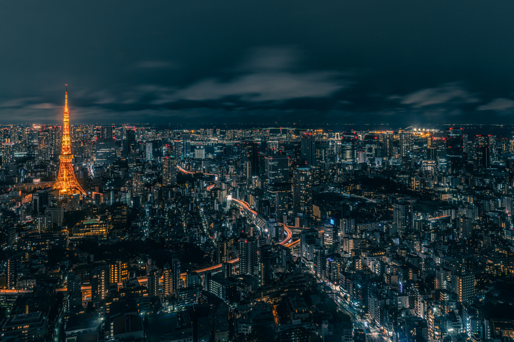 Tokyo Nightscape von Hideaki Watanabe