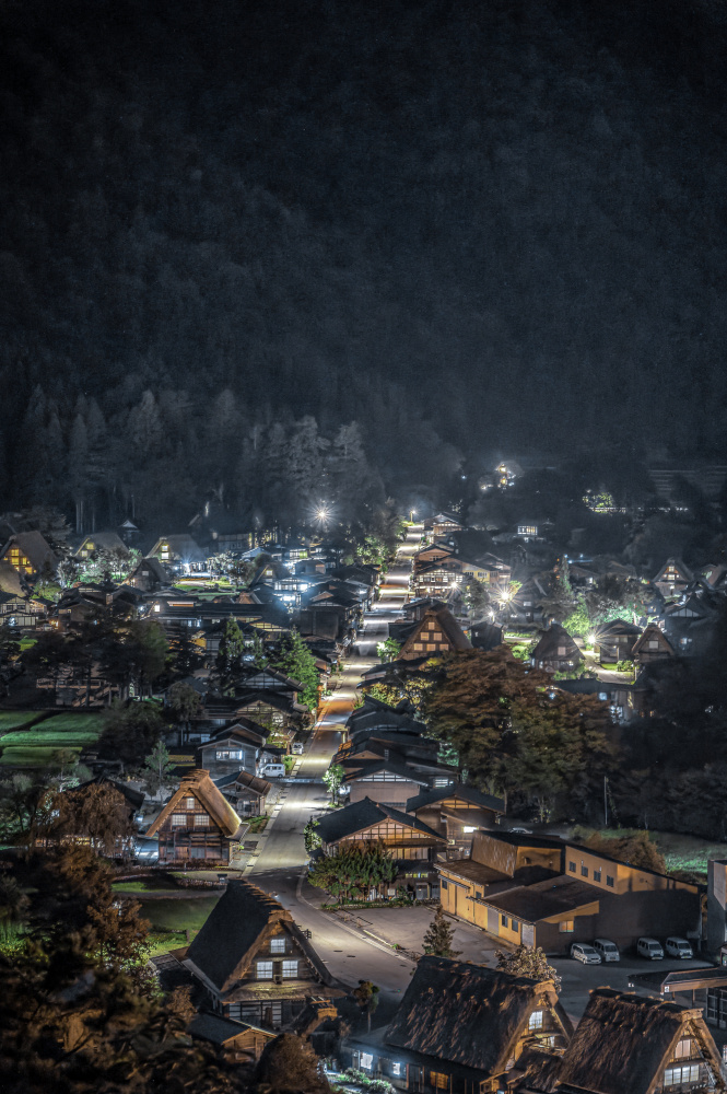 Japanese Style Night View von まちゅばら/Hiroki Matsubara