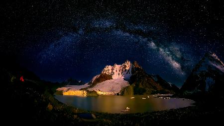 Night view of Bogda Peak