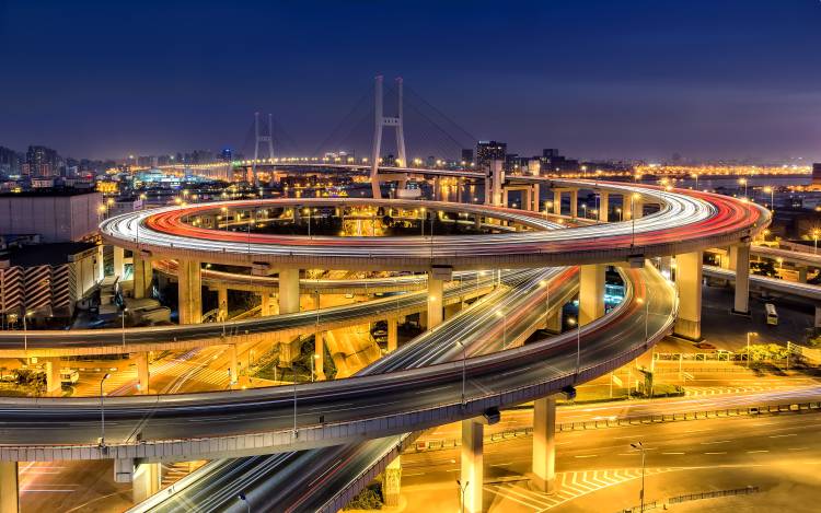 Nanpu Bridge von Hua Zhu