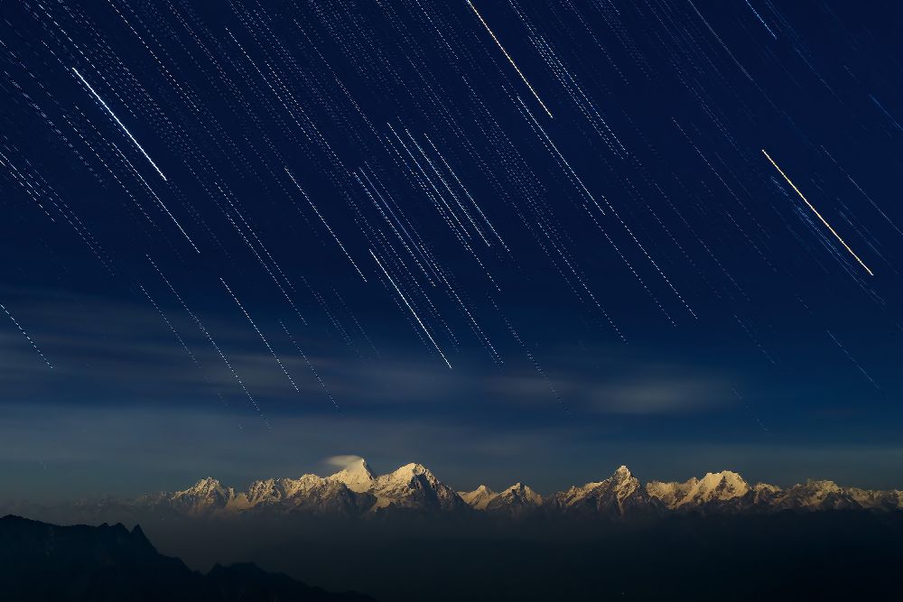 Sternenklare Nacht von Hua Zhu