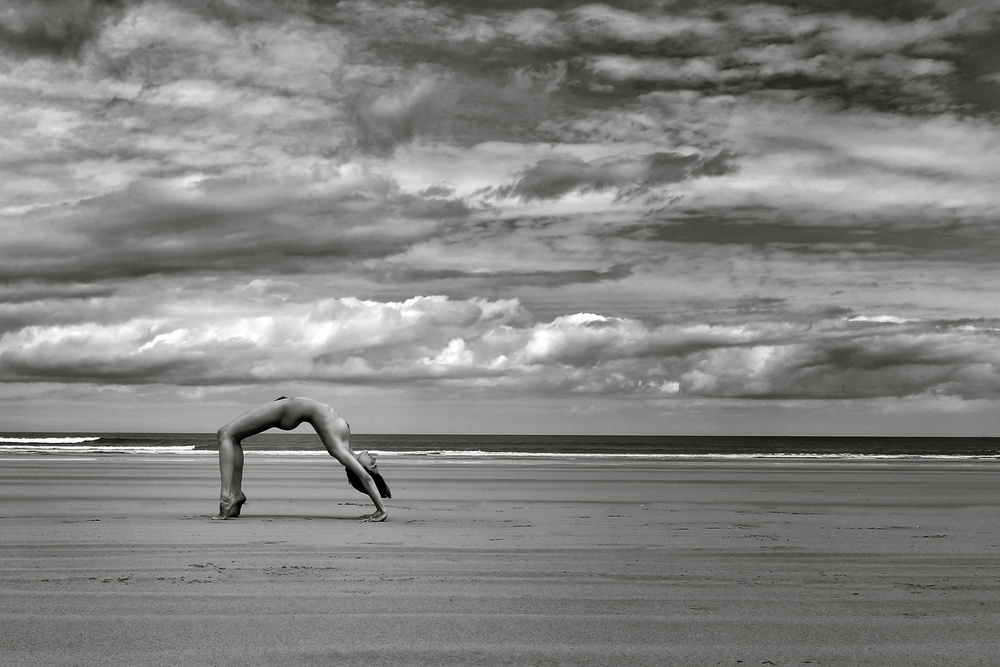 Roarie on the Beach von Hugh Wilkinson