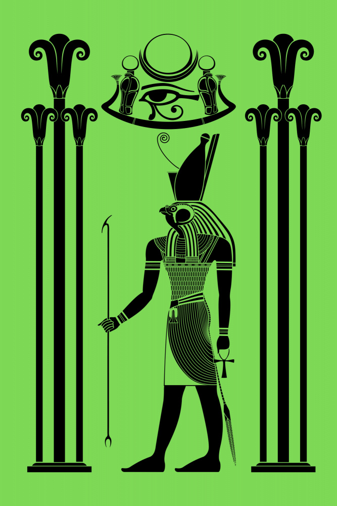 The god Horus von Hussein Abdel Aal