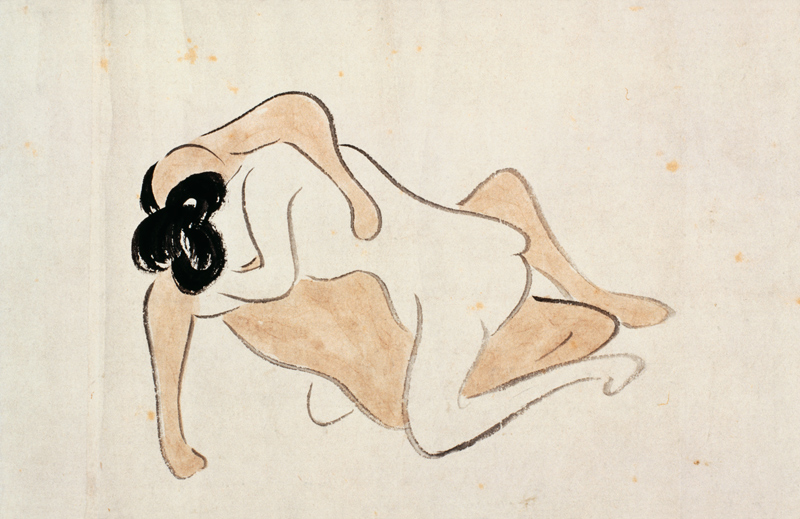 A 'Shunga' (erotic painting) von Ike no Taiga