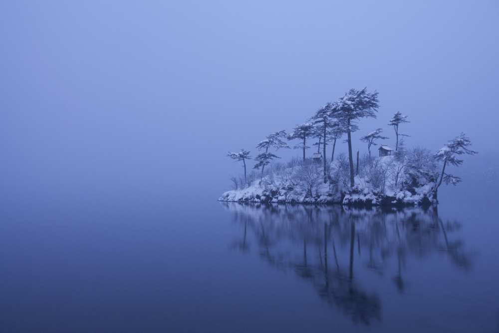 Snowy morning von Ikuo Iga