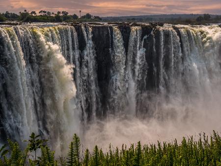 Victoria falls - main waterfalls