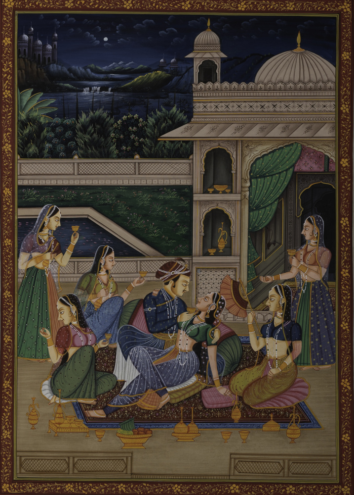 MUGHAL PAINTING von IMAGINEERS STUDIO