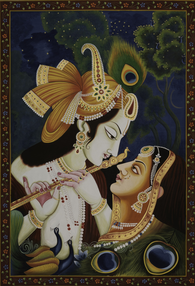 RADHA KRISHNA PAINTING von IMAGINEERS STUDIO