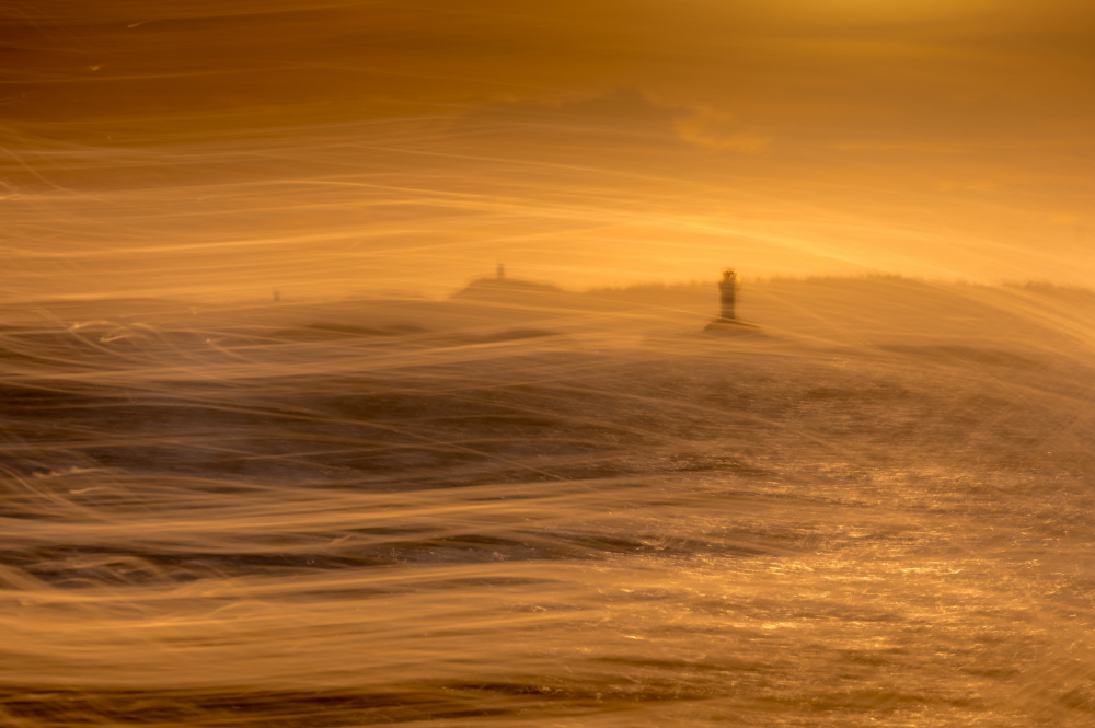 Lighthouse in sunset von Ina Bouhuijzen