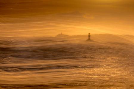 Lighthouse in sunset