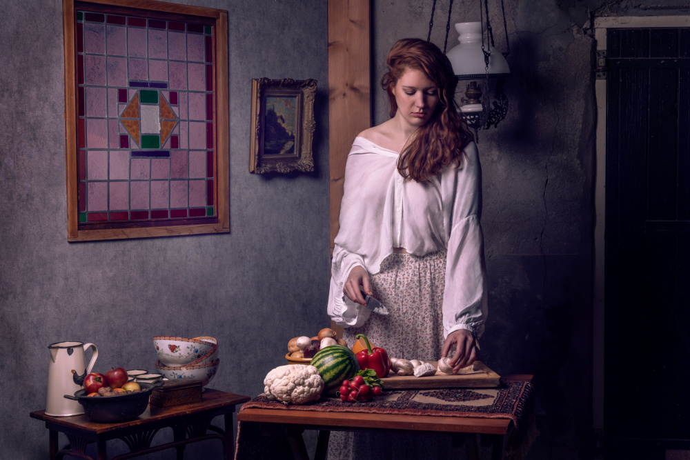 Making dinner in the former age. von Ineke Mighorst