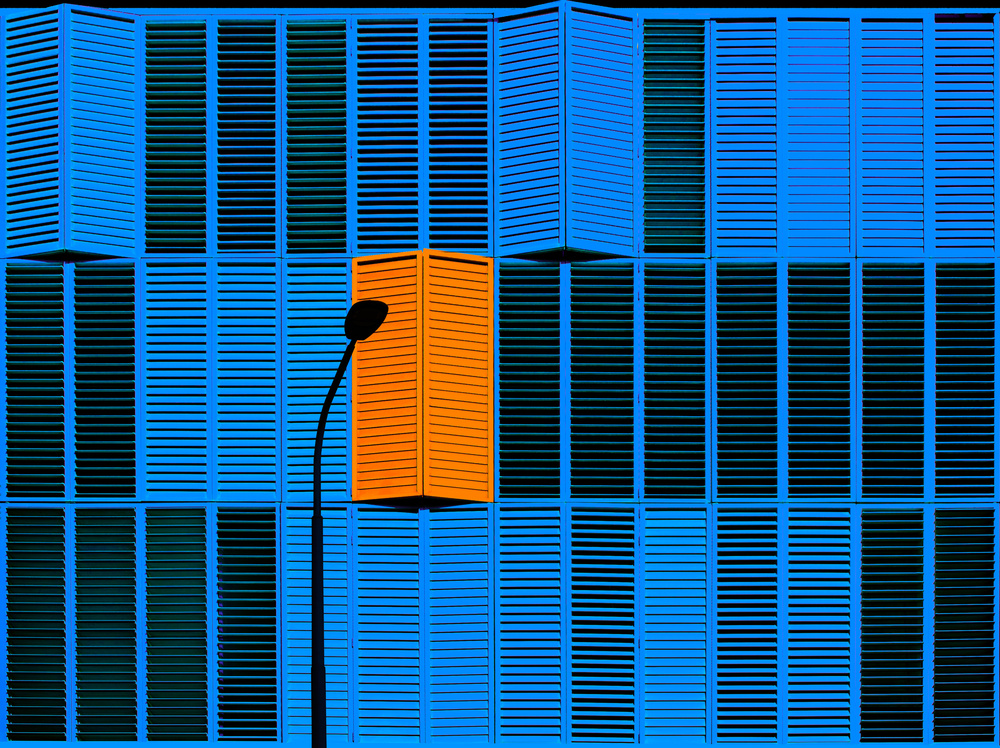 Blue and orange von Inge Schuster