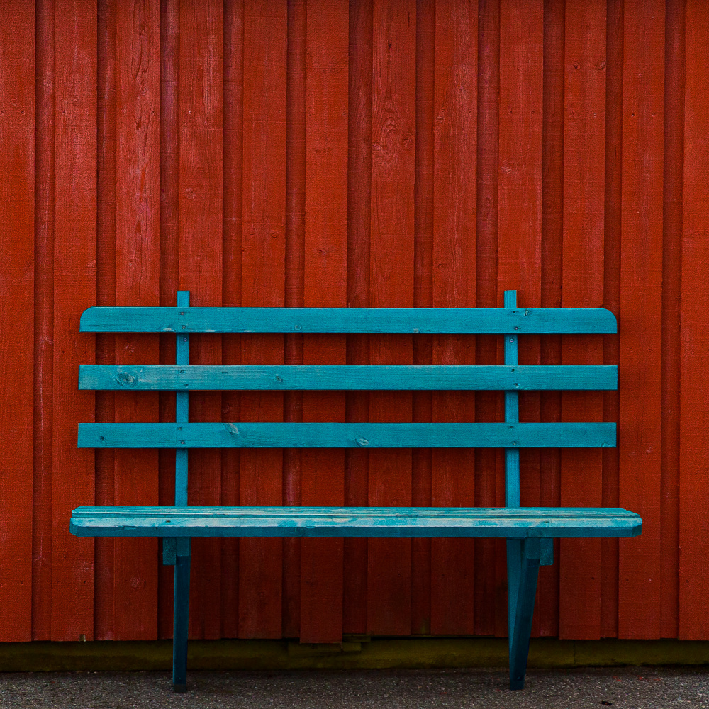 Blue bench von Inge Schuster