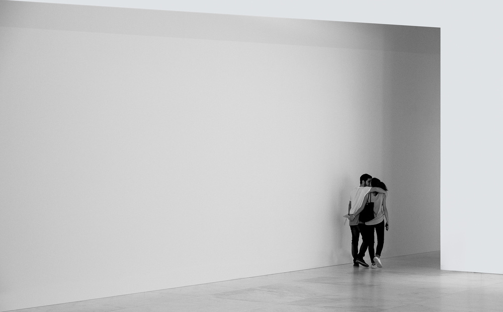 Couple at nuseum von Inge Schuster