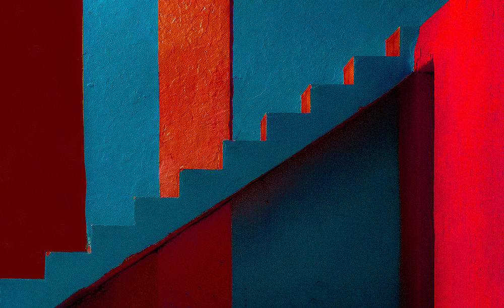 Staircase in Trinidad. von Inge Schuster