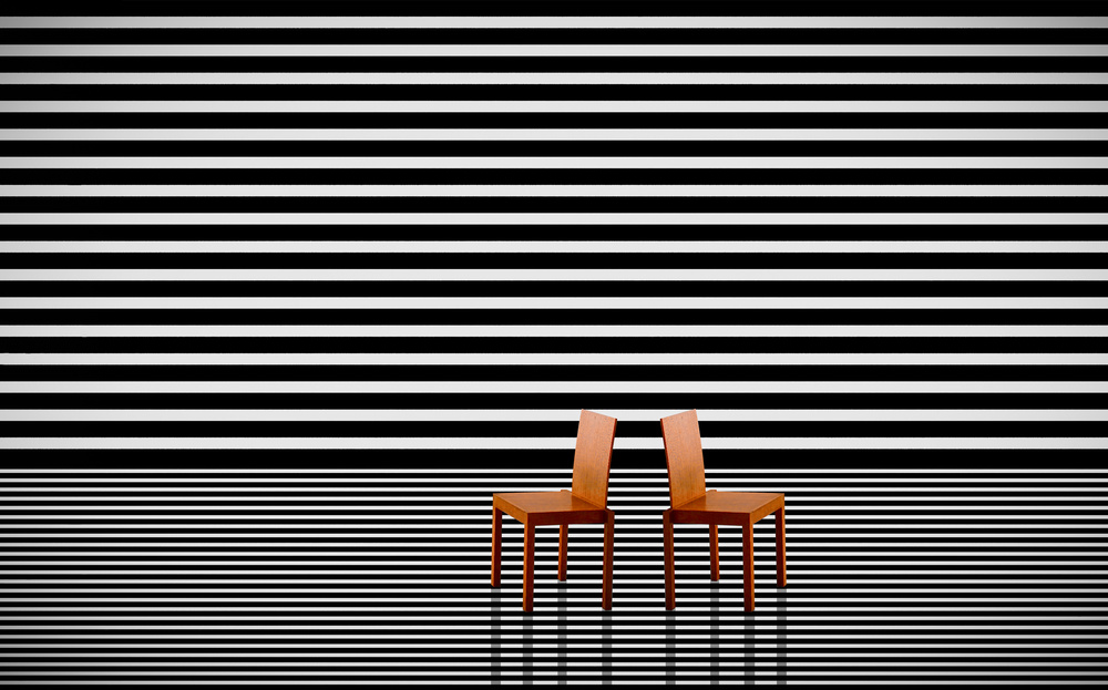 Two red chairs von Inge Schuster