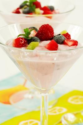 Yogurt with fresh fruits von Ingrid Balabanova