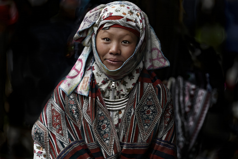 A nice seller at Sapa market von Irene Perovich