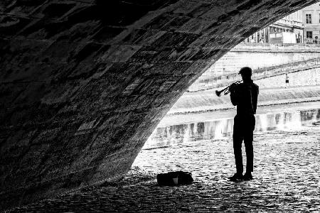 Music under the bridge