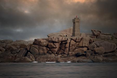 Pink granite coast