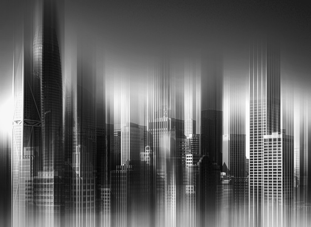 San Francisco in black and white von Isam Telhami