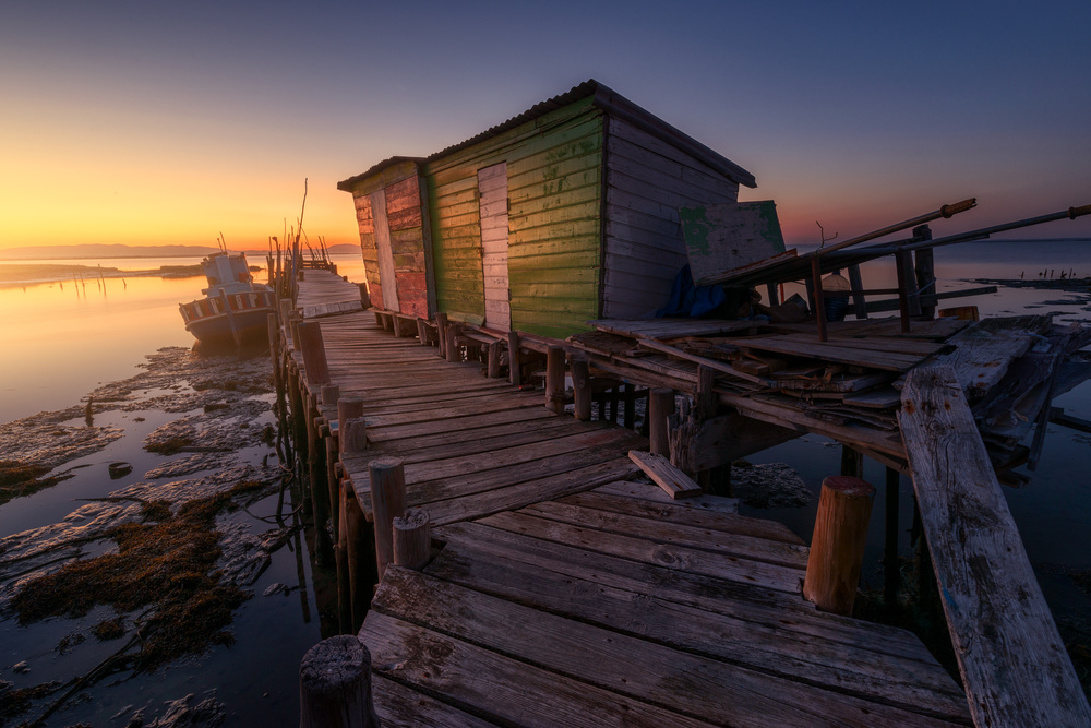 Carrasqueira fisherman´s  houses von Iván Ferrero