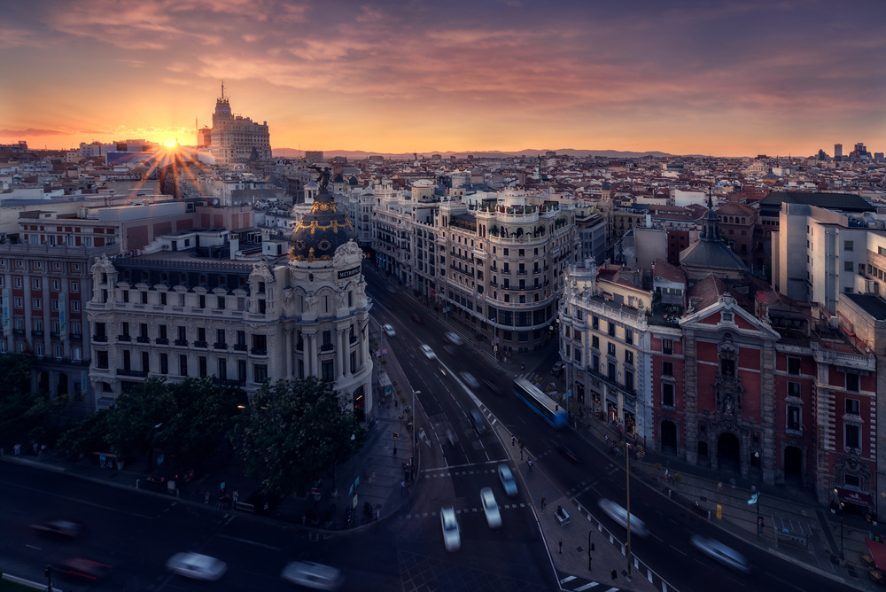 Madrid city von Iván Ferrero