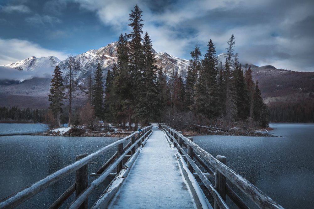 Frozen Pyramid Lake von Iván Macía