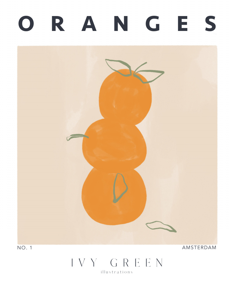 Oranges von Ivy Green Illustrations