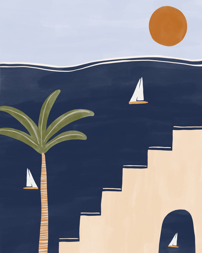 Sailboats von Ivy Green Illustrations