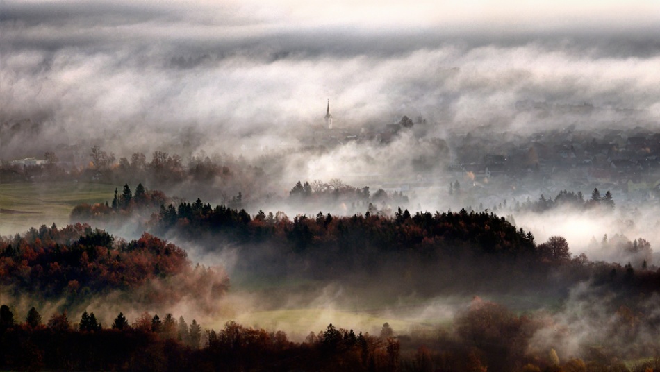 Hometown view von Izidor Gasperlin