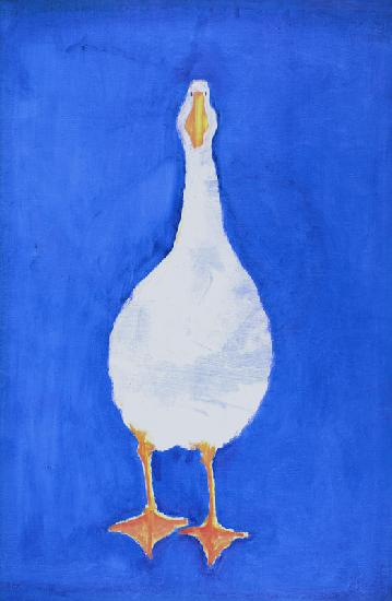 It''s a Lovely Day to be a Goose, 2000 (oil on canvas) 