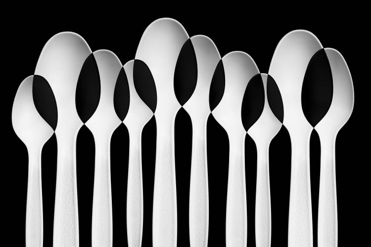 Spoons Abstract:  Forest von Jacqueline Hammer