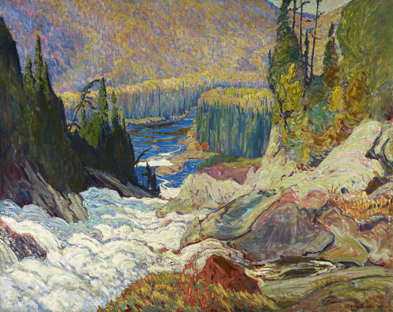 Falls, Montreal River von James Edward Hervey Macdonald