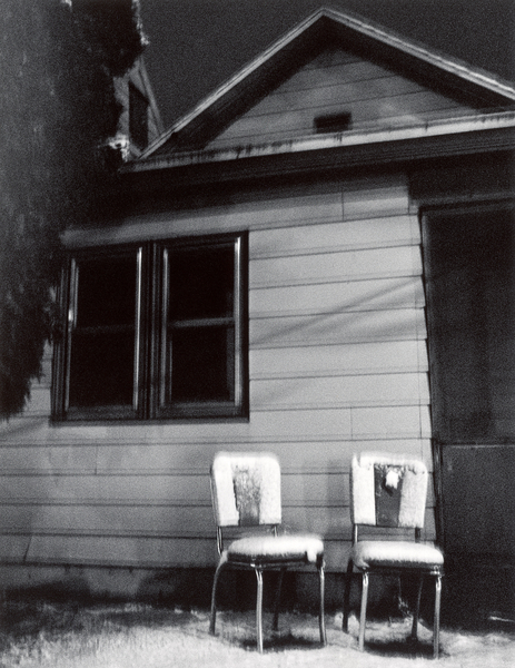 Snowy Chairs, Madison, WI von James Galloway